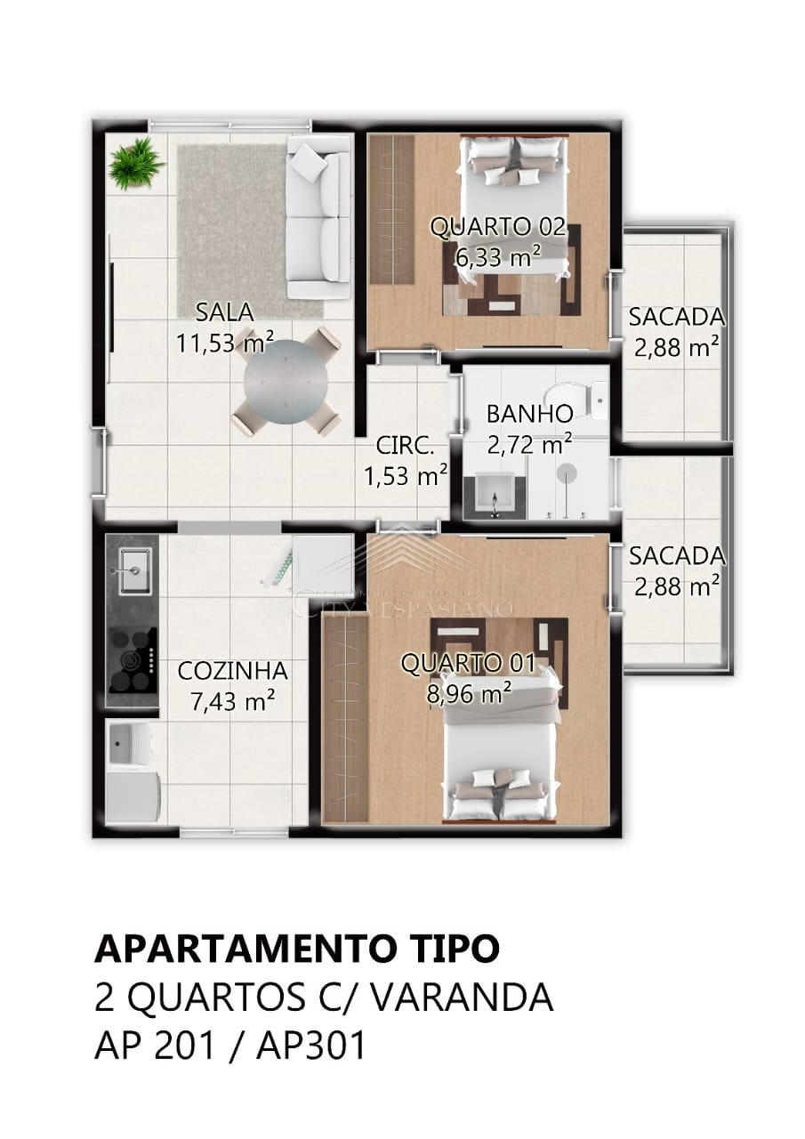 Apartamento - 2 quartos - Serra Dourada, Vespasiano - código 1481 - foto 9